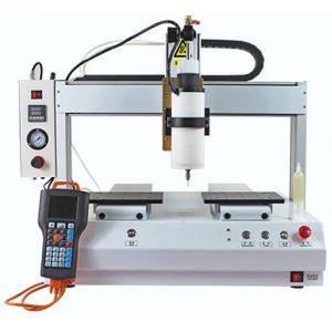 Buy cheap XHL-D441puh three Axis glue dispenser machine 3axis 2Ypuh heating Pimpled rubber glue dispensing machine from wholesalers