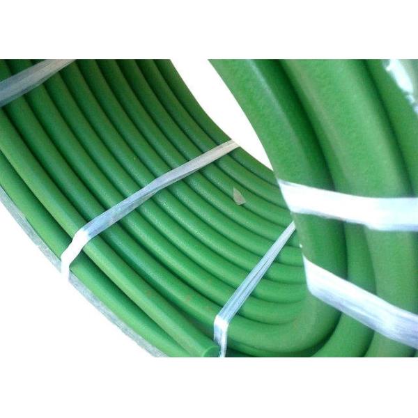 Buy cheap Power Transmission Polyurethane Pu Round Belt 8mm High Strength Green 30m / Roll from wholesalers