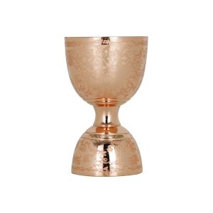 Buy cheap Copper Plated Stainless Steel Barware Bell Jigger Measurements Etch Design from wholesalers