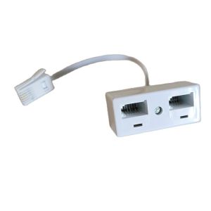 Buy cheap ADSL Splitter for RJ11 RJ45 6P6C US VDSL POTS Modem Phone Versatile Functionality from wholesalers