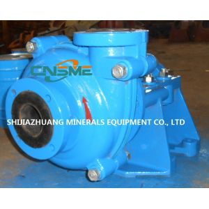 Rubber Lined Slurry Pump Driven by Electric Motor Model 3 / 2 C Painted Blue