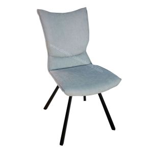 Buy cheap Fabric Shell Upholstered Restaurant Dining Chairs Polyester Material Wear Proof from wholesalers