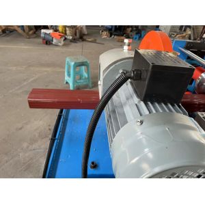 Buy cheap Rectangle Steel Downspout Roll Forming Machine Round Sawing Cutting 5T Decoiler from wholesalers