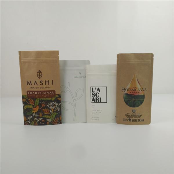 Eco Friendly Compostable Kraft Paper Bag Custom Printing Biodegradable Paper