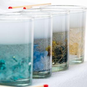 Buy cheap Handmade Dried Flower Scented Candle For Healing And Relaxation from wholesalers