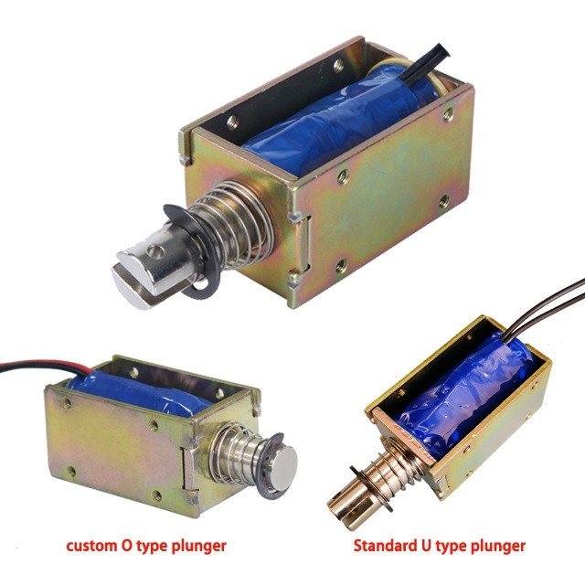 Buy cheap 12MM Stroke SPCC DC Pull Push Open Frame Solenoid from wholesalers