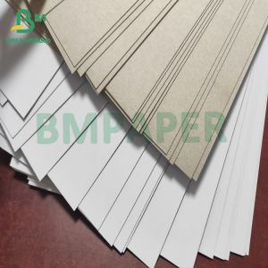 Buy cheap Recyclable 400gsm Fully Coated White Lined Chipboard Grey Back from wholesalers