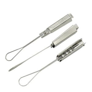 Buy cheap 1.5KN Load Capacity SS201 SS304 Material Fiber Optic Cable Clamp for Overhead in FTTH from wholesalers