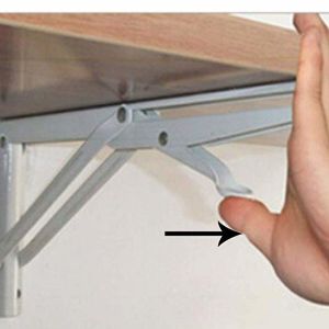 Custom Triangle Spring Folding Shelf Locking Hinge Bracket for Wall Mounting in