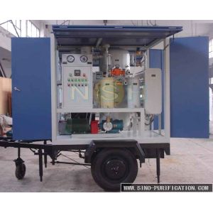 Model VFD Transformer Oil Purifier 6000L/H Movable High Efficiency Vacuum