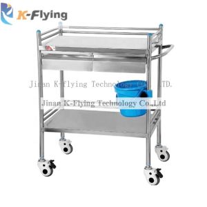 Buy cheap 201 SS Hospital Delivery Medical Crash Cart With Two Drawers from wholesalers