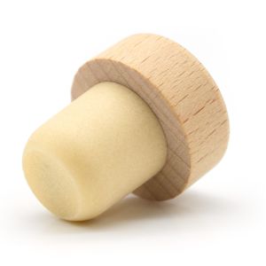 Customized T Shaped Cork Bottle Stopper For Non Spill Wine Vodka Diffuser Bottle
