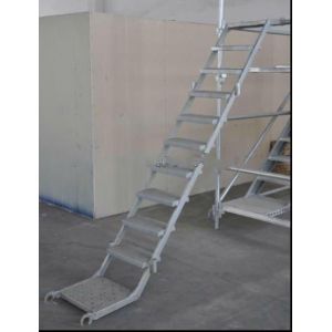 Buy cheap Multi Purpose Scaffolding Steel Step Ladder / Durable Scaffold Access Ladder Tower from wholesalers