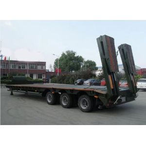 Buy cheap Customization Lowbed Gooseneck Excavator Transport Heavy Duty 50t-80t Semi Trailer from wholesalers