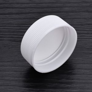 Buy cheap 40mm Ribbed Detergent Bottle Plastic Screw Cap Customized Logo from wholesalers