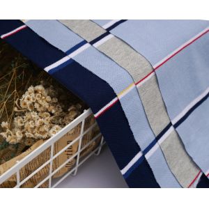 Buy cheap Breathable Wear-Resistant Skin-Friendly Anti-Wrinkle Crisp Striped Knit Fabric For T-Shirt from wholesalers