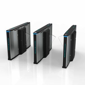 Buy cheap 30p/m-35p/m Optical Turnstile 550mm Channel Width Auto Flap Barrier Turnstile product