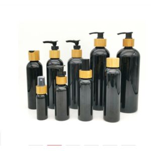 Buy cheap 4 Oz Black Glass Spray Plastic Cosmetic Bottles from wholesalers