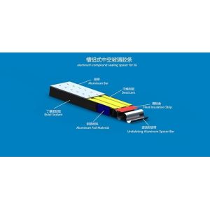 Buy cheap Rubber Seal Tape Double Glazing Window Plastic Spacer Custom Made from wholesalers