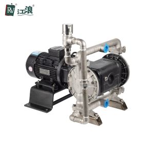 China 1 Stainless Steel Electric Air Double Diaphragm Pump Liquid Transfer on sale