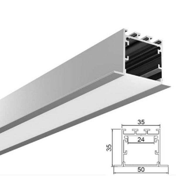LED Lighting Extrusion Aluminum Profiles With Good Machinability And Heat