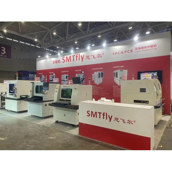 Max 320*320mm PCB Depaneling Machine Inline / Offline 0.1mm Cutting Precision