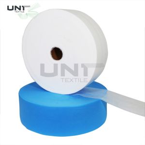 Anti Bacterial Cross Spunlace Nonwoven Fabric 20cm Width