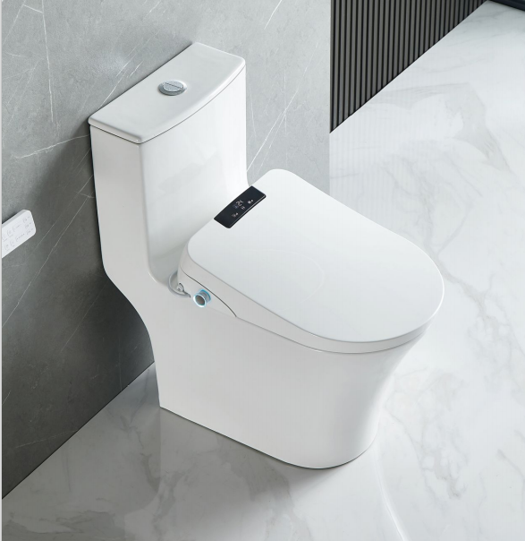 Buy cheap Night Light Smart Flush Toilet Featuring Dual Flush Technology Ideal for Commercial Restroom Applications from wholesalers