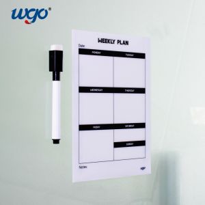 Buy cheap Self Adhesive On Most Smoothly Surfaces Officer Home Memo Label Dry Erase Schedule Board from wholesalers