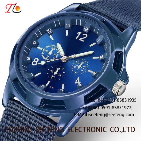 movement watch quartz Wrist Watch weave strap suitable for climbing skiing and