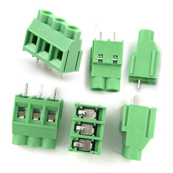 Quality 6.35mm / 0.25" PCB Screw Terminal Blocks Connector 2-pin 3-pin Jointable for sale