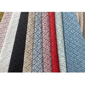 Buy cheap Embossing Pattern 145cm Upholstery Jacquard Fabric Embroidered Anti Mildew from wholesalers