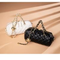 Buy cheap Quilted Leather Chain Strap Bags 20cm 9.5cm 10cm Moderate Hardness product