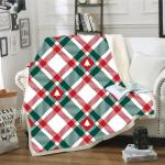 Buy cheap Christmas Customized Printed Sherpa Throw Soft Cozy Plush Fleece Blankets for from wholesalers