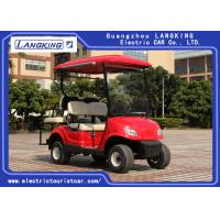 Buy cheap Four Wheel Electric Golf Carts With 2 Rear Seats Powered By 48Volt Free Maintenance Battery 8V*6PCS product