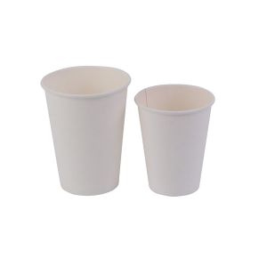 Buy cheap Custom Made Disposable Milk Cups Thickened White Packaged Coffee Cups from wholesalers