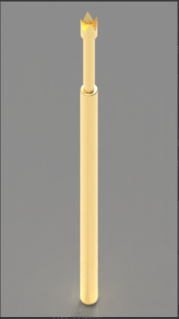 Buy cheap 100mil Spring Test Probe with Crown Tip and BeCu Plunger for High Hitting Accuracy from wholesalers