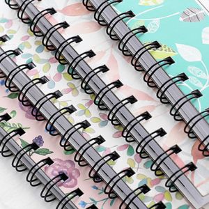 Cartoon Diary Journal Notebook , 8cmx10.5cm Spiral Bound Plain Notebook