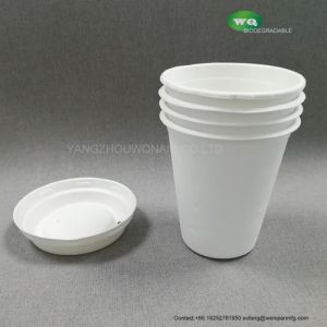 Buy cheap 12 Oz Sugarcane Cup With Lid Eco-Friendly Sturdy Disposable Hot And Cold Beverages Cups, Coffee Cups from wholesalers