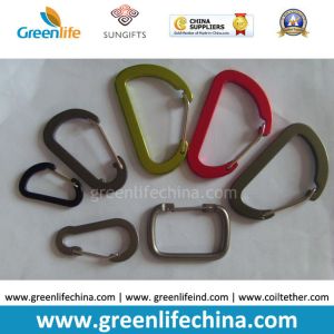 Buy cheap High quality flat aluminum hooks standard D shape colorful carabiners factory price from wholesalers
