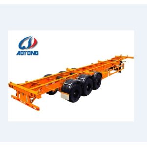 Buy cheap 3 * 13ton Capacity Axles 45ft Skeleton Semi Trailer with 2''/3.5'' Bolt Type Kin Pin from wholesalers