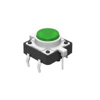 China 6 Pins Illuminated Tact Switch Reset Vertical Multi Color LED Light Key Switch for sale