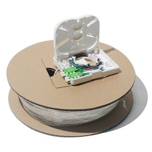 Buy cheap 2 Cores Indoor Fiber Optic Terminal Box Wall Mounted 86mm Size from wholesalers