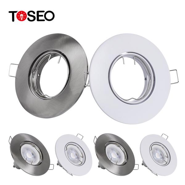 Quality Modern Adjustable Round Housing Gu10 Downlight Fitting 100mm Diameter for sale