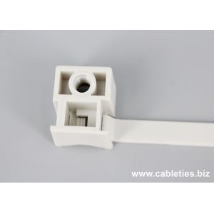 Buy cheap DEMOELE Saddle mounting cable ties with plastic screw from wholesalers