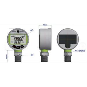 Buy cheap Digital Pressure Gauge 100Psi Air Differential Pump 80mm Digital Pressure Manometer from wholesalers
