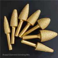 Buy cheap 6mm Brazed Diamond Tools For Iron Casting Granite Marble Grinding product