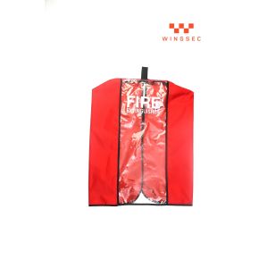 China Nylon Fire Extinguisher Protection Cover UV Resistance With Viewing Window on sale