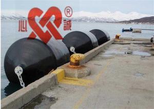 China 2x3.5m High Density Foam Filled Fender Black Boat Fenders Anti Leakage on sale