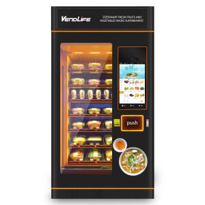Buy cheap Multimedia Touch Salad Cake Food Vending Machine With CE Certificate from wholesalers